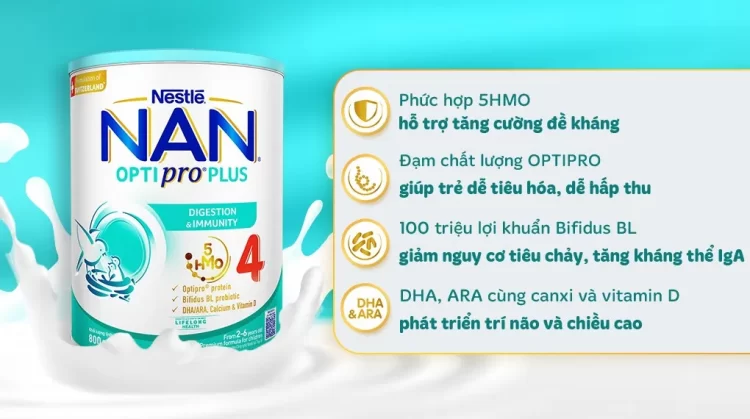 Thành phần dinh dưỡng trong sữa NAN: Kết quả từ 160 năm nghiên cứu khoa học của Nestlé
